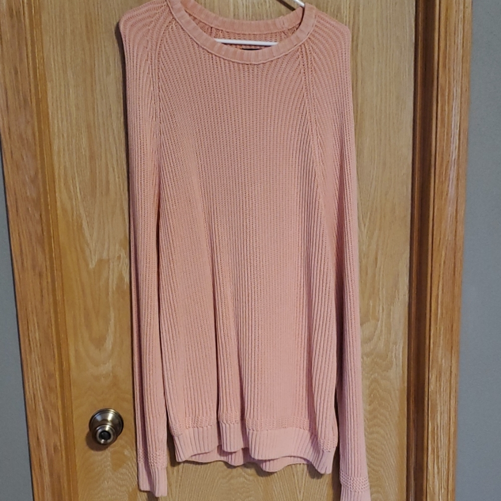 Vintage wash crewneck sweater